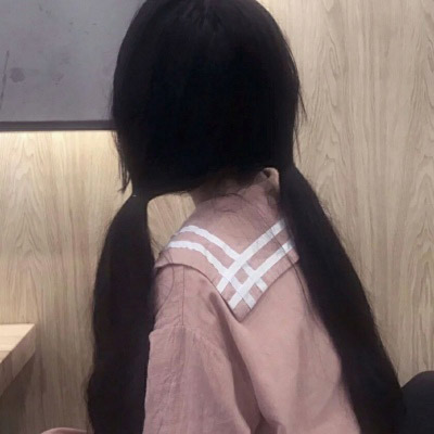 双马尾背影头像 软妹萝莉头像双马尾2020图片