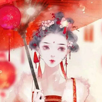 女生头像动漫古风 动漫头像女生古风红衣