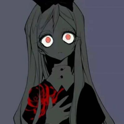 病娇头像动漫女 暗黑系恐怖病娇血腥头像图片