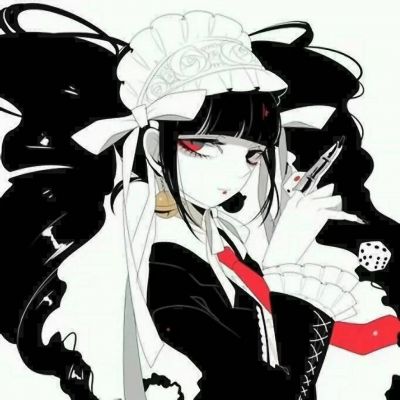 病娇头像动漫女 暗黑系恐怖病娇血腥头像图片