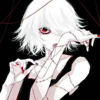 病娇头像动漫女 暗黑系恐怖病娇血腥头像图片