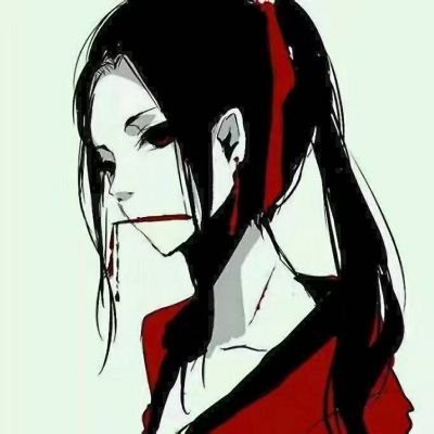 病娇头像动漫女 暗黑系恐怖病娇血腥头像图片