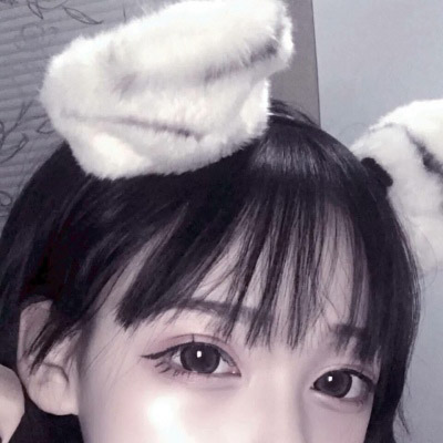 清纯高冷女生头像侧脸
