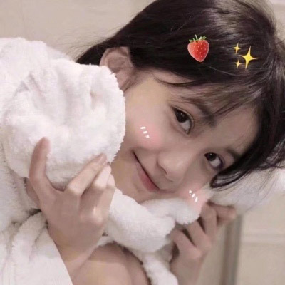 清纯高冷女生头像侧脸