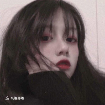 清纯高冷女生头像侧脸