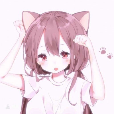 二次元软妹头像粉色系