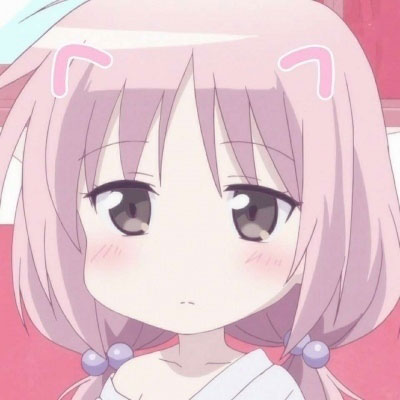 二次元软妹头像粉色系