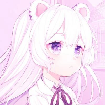 二次元软妹头像粉色系