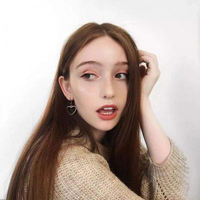 中美混血儿照片高冷女生头像