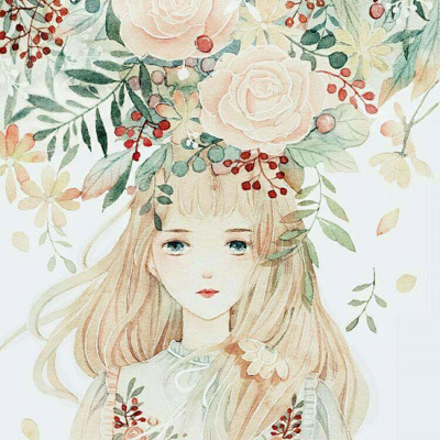 油画人物动漫头像