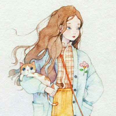 油画人物动漫头像