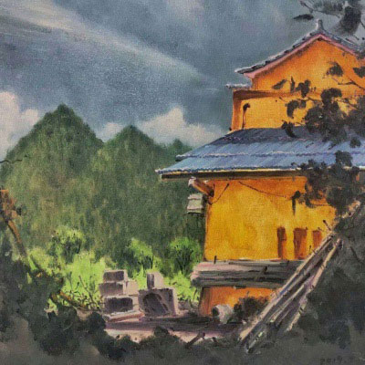 油画头像
