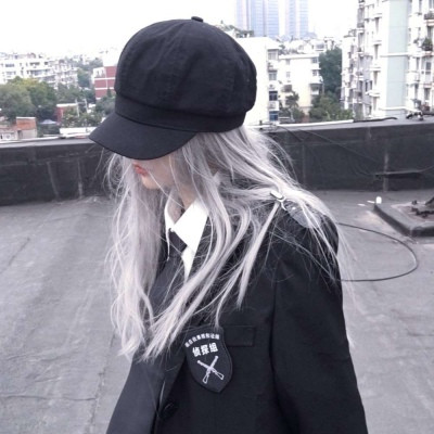 qq侧脸女生头像大全图片