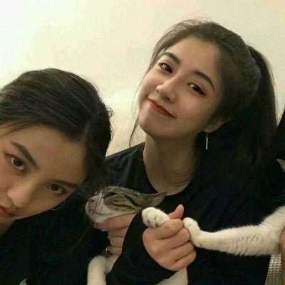 闺蜜头像一左一右真人合照