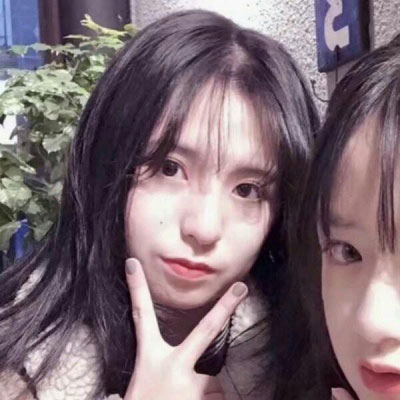 闺蜜头像一左一右真人合照