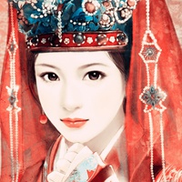 喜庆的头像 喜庆又好看的手绘头像女