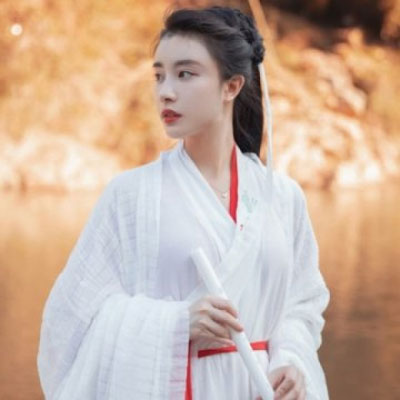唯美仙气真人古风闺蜜头像一左一右一对两张