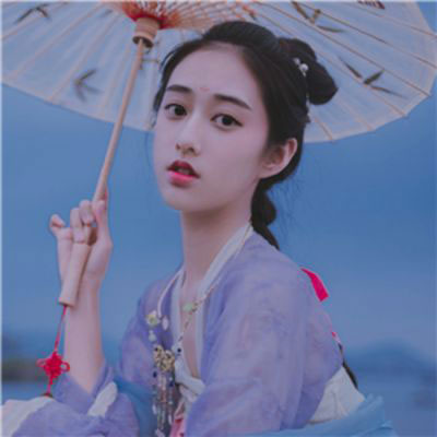 唯美仙气真人古风闺蜜头像一左一右一对两张图片