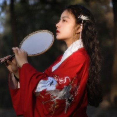 唯美仙气真人古风闺蜜头像一左一右一对两张图片