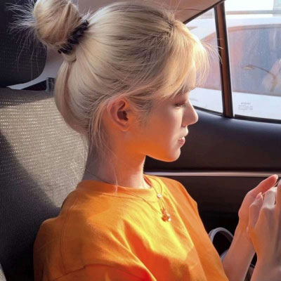 橙色系头像图片