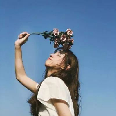 意境森系闺蜜头像二人 森系姐妹头像一人一张