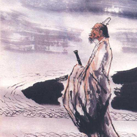 屈原高清素描头像 屈原高清图片大全图片