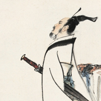 屈原高清素描头像 屈原高清图片大全图片