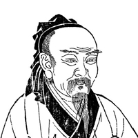 屈原高清素描头像 屈原高清图片大全图片