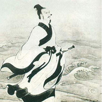 屈原高清素描头像 屈原高清图片大全图片