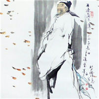 杜甫素描头像 诗圣杜甫头像图片大全