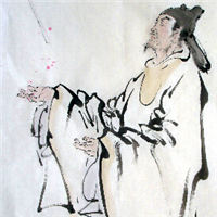 杜甫素描头像 诗圣杜甫头像图片大全