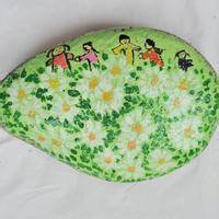石头头像图片大全 石头上画画的简单图案