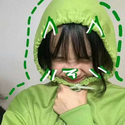 原谅绿头像女生真人图片 高清网红头像女原谅绿图片