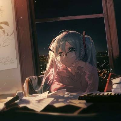 初音未来头像可爱少女梦幻 初音未来头像图片大全