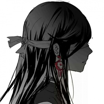 抖音黑化族头像 动漫少女黑化家族头像