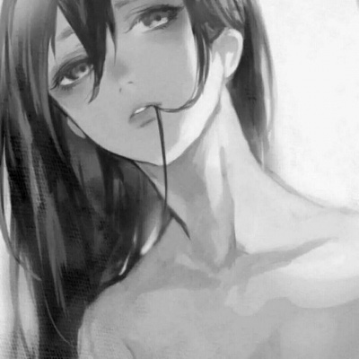 抖音黑化族头像 动漫少女黑化家族头像