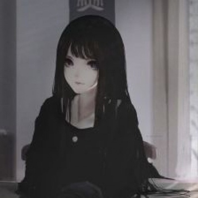 抖音黑化族头像 动漫少女黑化家族头像