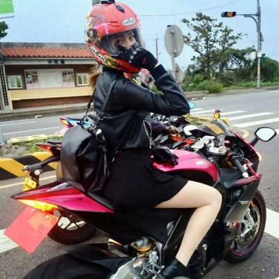机车头像女生高清 霸气超酷重骑机车女孩图片图片