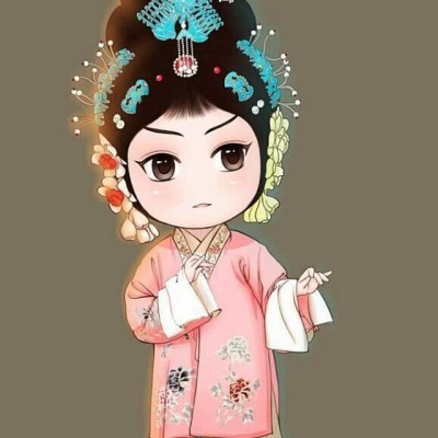 京剧头像女卡通人物 手绘京剧花旦唯美图片大全