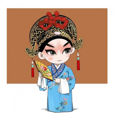 京剧头像女卡通人物 手绘京剧花旦唯美图片大全