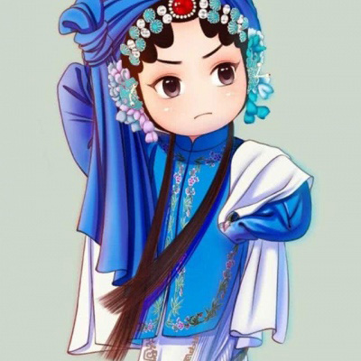 京剧头像女卡通人物 手绘京剧花旦唯美图片大全