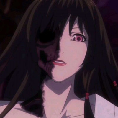 暗黑系头像女高冷动漫