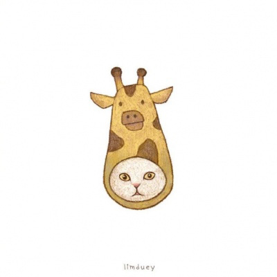 卡通男女猫咪情侣头像一对 情侣头像猫咪萌两张