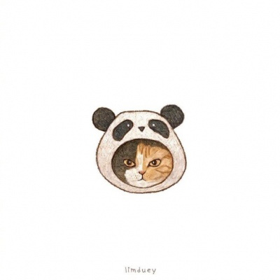 卡通男女猫咪情侣头像一对 情侣头像猫咪萌两张