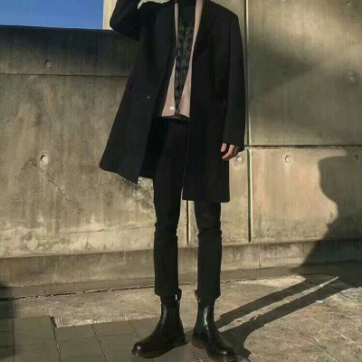 下半身西装头像男 真实绅士老男人气质头像