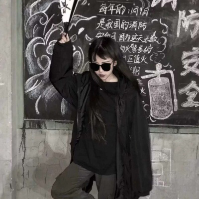 闺蜜头像霸气超拽黑白 两张配对
