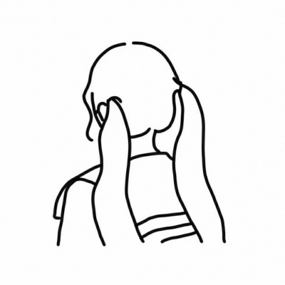 女孩头像简笔画 漂亮可爱简笔画小人头像