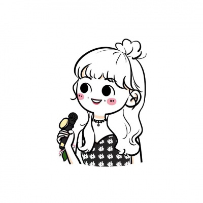 女孩头像简笔画 漂亮可爱简笔画小人头像