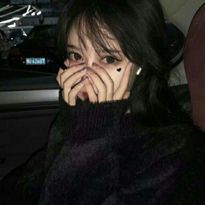 黑白头像女生冷酷霸气
