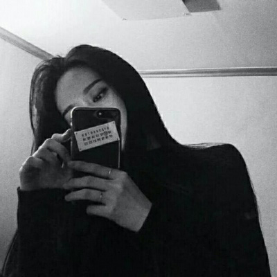 黑白头像女生冷酷霸气